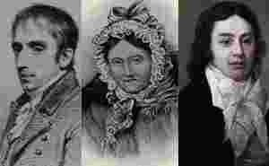 William and Dorothy Wordsworth with Samuel Taylor Coleridge